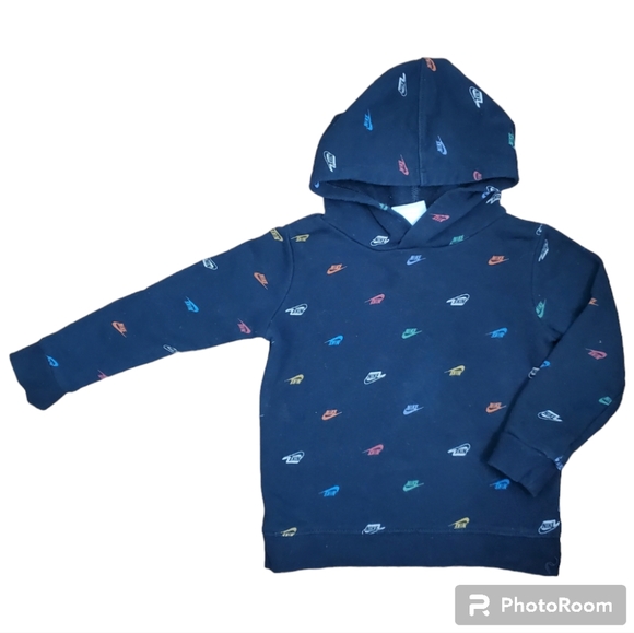 Nike Multicolored Hoodie Sweater 24Month Toddler - Picture 2 of 4